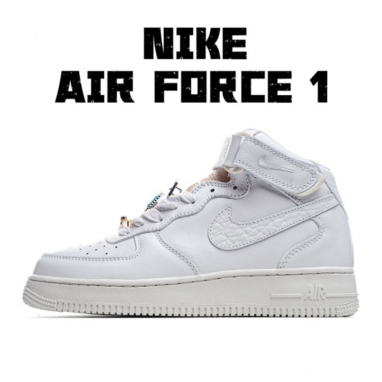 Nike Air Force 1 07 Mid LX Bílý Onyx Bling LF CZ8101-100 dámskés běžecké boty