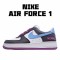 Nike Air Force 1 07 Nachový Modrý Černá AQ8741 608 AF1 Pánské a dámské běžné boty 