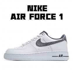 Nike Air Force 1 07 Bílý Metallic stříbrný CZ7933-100 Pánské a dámské běžecké boty