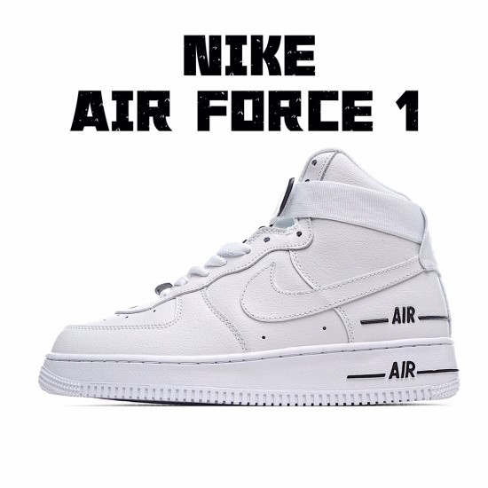 Nike Air Force 1 High Bílý Černá běžné boty CJ1385 100 AF1 Pánské a dámské