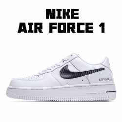 Nike Air Force 1 Low Černá Bílý běžné boty CZ7377 100 Pánské a dámské AF1 