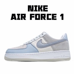 Nike Air Force 1 Low Modrý Šedá Bílý běžné boty AO2425 400 AF1 Pánské a dámské 