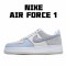 Nike Air Force 1 Low Modrý Šedá Bílý běžné boty AO2425 400 AF1 Pánské a dámské 