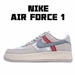 Nike Air Force 1 Low Šedá Béžový Červené AN3355 061 AF1 Pánskés běžné boty 