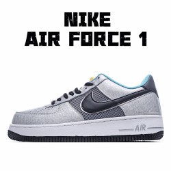 Nike Air Force 1 Low Šedá Černá běžné boty CW6011 001 Pánské a dámské 