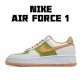 Nike Air Force 1 Low Zelená Žlutá Béžový DC1403-100 Pánské a dámské běžecké boty