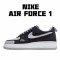 Nike Air Force 1 Low Šedá Černá BQ6818-009 Pánské a dámské běžecké boty