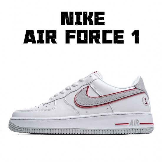 Nike Air Force 1 Low Šedá Červené Bílý CJ1681-101 Pánské a dámské běžecké boty