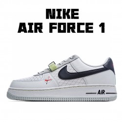 Nike Air Force 1 Low Šedá Bílý Černá DC2532-100 Pánské a dámské běžecké boty