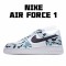 Nike Air Force 1 Low Pánskés 315122 BYC Modrý Černá běžné boty 