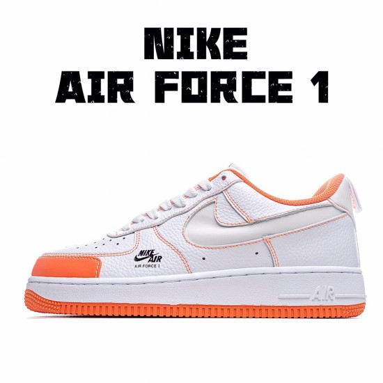 Nike Air Force 1 Low oranžový Bílý Šedá běžné boty CV3039 103 AF1 Pánské a dámské