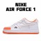 Nike Air Force 1 Low oranžový Bílý Šedá běžné boty CV3039 103 AF1 Pánské a dámské 