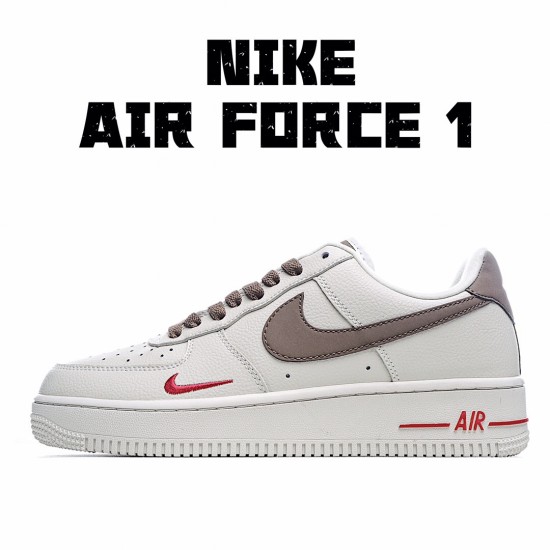 Nike Air Force 1 Low Premium Bílý Hnědý 808788-996 Pánské a dámské běžecké boty