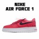 Nike Air Force 1 Low Červené Černá běžné boty CZ7377 600 AF1 Pánské a dámské