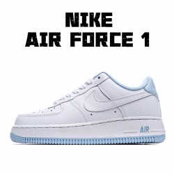 Nike Air Force 1 Low Pánské a dámské běžné boty CD6915 103 Bílý Modrý AF1 