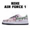 Nike Air Force 1 Low Pánské a dámské běžné boty CW1267 101 Zelená Bílý Hnědý 