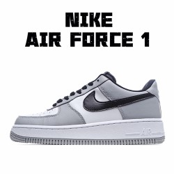 Nike Air Force 1 Low Pánské a dámské 554724 091 Bílý Šedá Černá běžné boty 