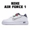 Nike Air Force 1 Low Pánské a dámské CN9838 100 Bílý stříbrný Černá běžné boty 