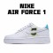 Nike Air Force 1 Low Pánské a dámské CT1414 100 Bílý Modrý běžné boty 