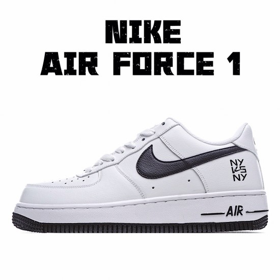 Nike Air Force 1 Low Bílý Černá běžné boty CW7297 100 Pánské a dámské