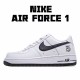 Nike Air Force 1 Low Bílý Černá běžné boty CW7297 100 Pánské a dámské