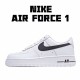 Nike Air Force 1 Low Bílý Černá CJ0952 100 AF1 Pánské a dámské běžné boty