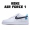 Nike Air Force 1 Low Bílý Černá CK7648 100 AF1 Pánské a dámské běžné boty 