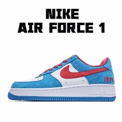 Nike Air Force 1 Low Bílý Modrý Červené DK1288 600 AF1 Pánské a dámské běžné boty 