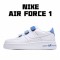 Nike Air Force 1 Low Bílý Modrý běžné boty 898866 008 Pánské a dámské 