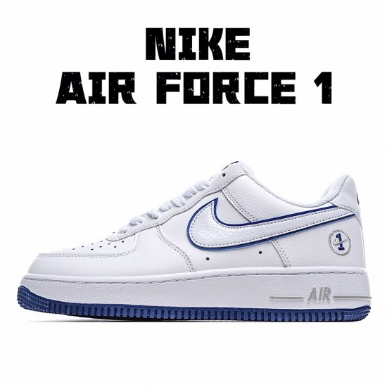 Nike Air Force 1 Low Bílý Modrý běžné boty CJ1366 003 AF1 Pánskés