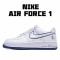 Nike Air Force 1 Low Bílý Modrý běžné boty CJ1366 003 AF1 Pánskés 