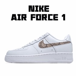 Nike Air Force 1 Low Bílý Hnědý běžné boty AO9381 100 AF1 Pánské a dámské 