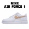 Nike Air Force 1 Low Bílý Hnědý běžné boty CW7567 101 AF1 Pánské a dámské 