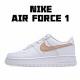 Nike Air Force 1 Low Bílý Hnědý běžné boty CW7567 101 AF1 Pánské a dámské