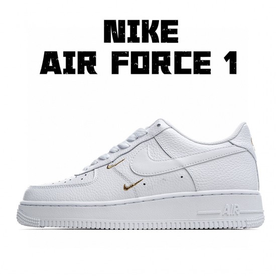 Nike Air Force 1 Low Bílý Zlato CT1989-100 Pánské a dámské běžecké boty