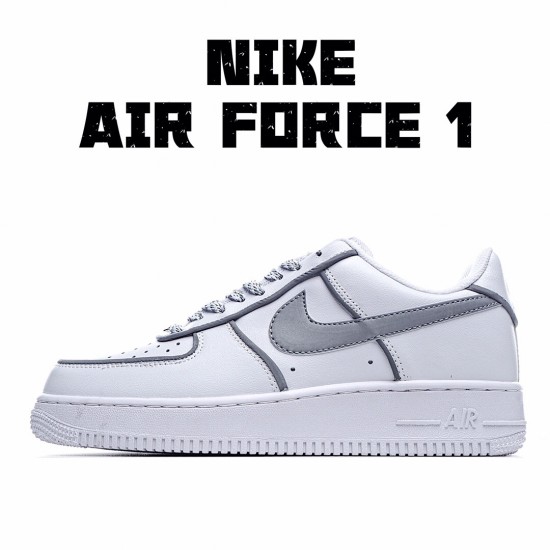 Nike Air Force 1 Low Bílý Šedá běžné boty AO9296 002 AF1 Pánské a dámské