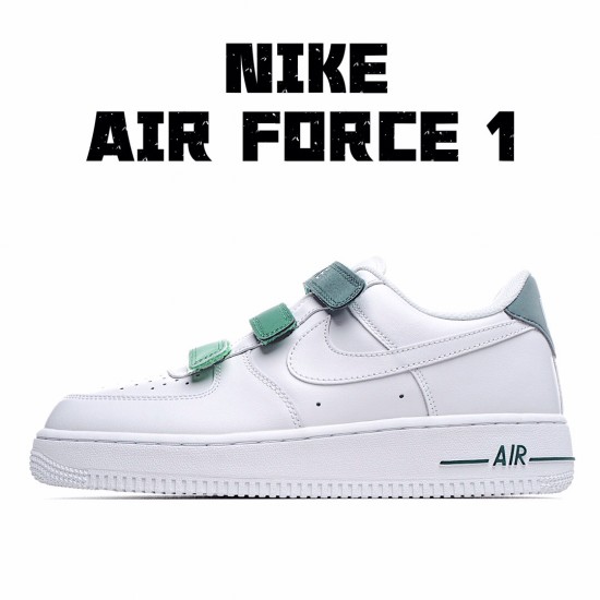 Nike Air Force 1 Low Bílý Zelená běžné boty 898866 006 AF1 Pánské a dámské