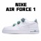 Nike Air Force 1 Low Bílý Zelená běžné boty 898866 006 AF1 Pánské a dámské 