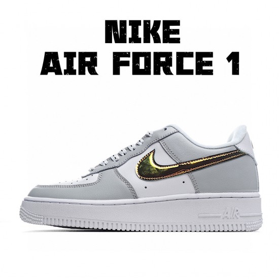 Nike Air Force 1 Low Bílý Šedá Zlato DC9029-100 Pánskés běžecké boty