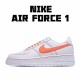 Nike Air Force 1 Low Bílý oranžový 315115 108 AF1 Pánské a dámské běžné boty