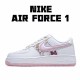 Nike Air Force 1 Low Bílý Růžový běžné boty CN8535 100 dámskés