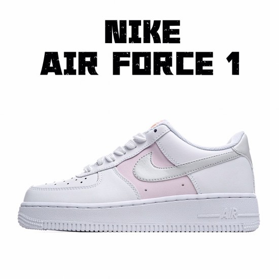 Nike Air Force 1 Low Bílý Růžový stříbrný CZ0369-100 dámskés běžecké boty