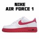 Nike Air Force 1 Low Bílý Červené AO6820-800 Pánské a dámské běžecké boty