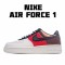 Nike Air Force 1 Low Bílý Červené Hnědý CT3429 900 AF1 Pánské a dámské běžné boty 