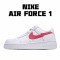 Nike Air Force 1 Low Bílý Červené CW7577 100 AF1 Pánské a dámské běžné boty 