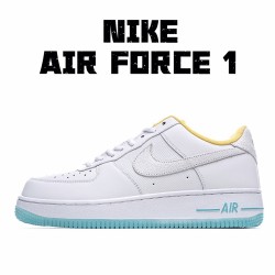 Nike Air Force 1 Low Bílý Žlutá Modrý běžné boty CZ8132 100 Pánské a dámské AF1 