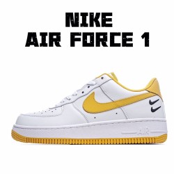 Nike Air Force 1 Low Bílý Žlutá DH2947-100 Pánské a dámské běžecké boty