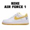 Nike Air Force 1 Low Bílý Žlutá DH2947-100 Pánské a dámské běžecké boty