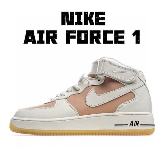 Nike Air Force 1 Mid Béžový Hnědý 773255-906 Pánské a dámské běžecké boty