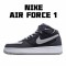 Nike Air Force 1 Mid Černá Šedá Bílý 854851 067 Pánské a dámské běžecké boty